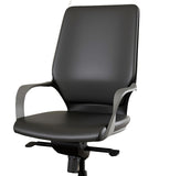 IDEAZ Highback Leather Chair Grey 1133UFO