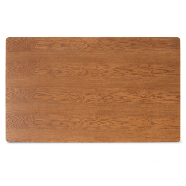 Baxton Studio Baxton Studio Mid-Century Modern 5-Piece Dining Nook Set with Dark Brown Upholstered Seating Sanford 4-Piece BBT8051.11-Dark Brown/Walnut-4PC Dining Nook Set