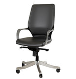IDEAZ Midback Leather Chair Grey 1134UFO