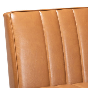 Baxton Studio Baxton Studio Mid-Century Modern Tan Faux Leather Dining Nook Set with Walnut Brown Wood Finish Daymond 5-Piece BBT8051.12-Tan/Walnut-5PC Dining Nook Set