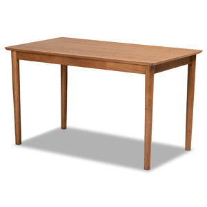 Baxton Studio Baxton Studio Riordan Mid-Century Modern Dining Nook Set in Grey Fabric and Walnut Finish Design 4-Piece BBT8051.13-Grey/Walnut-4PC Dining Nook Set