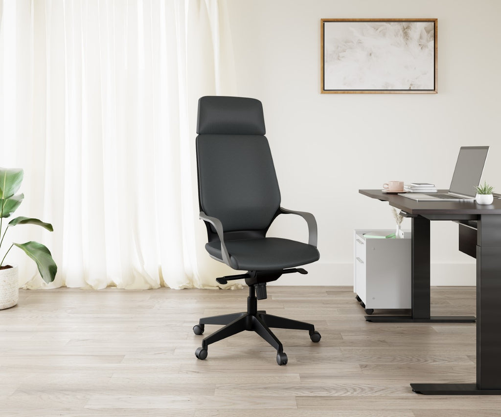 IDEAZ Highback Fabric Office Chair Grey 1135UFO