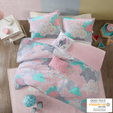 Urban Habitat Kids Cloud Casual Cotton Printed Duvet Cover Set UHK12-0055 Pink