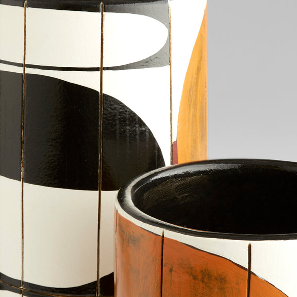 Sakura Vase Multi Color 11370 Cyan Design