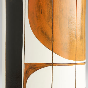 Sakura Vase Multi Color 11369 Cyan Design