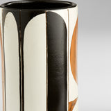 Sakura Vase Multi Color 11370 Cyan Design