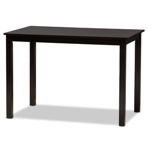 Baxton Studio Baxton Studio Ramiro 5-Piece Dining Set: Modern Sand Upholstered Chairs & Dark Brown Table, Elegant Style RH336C-Sand/Dark Brown-5PC Dining Set