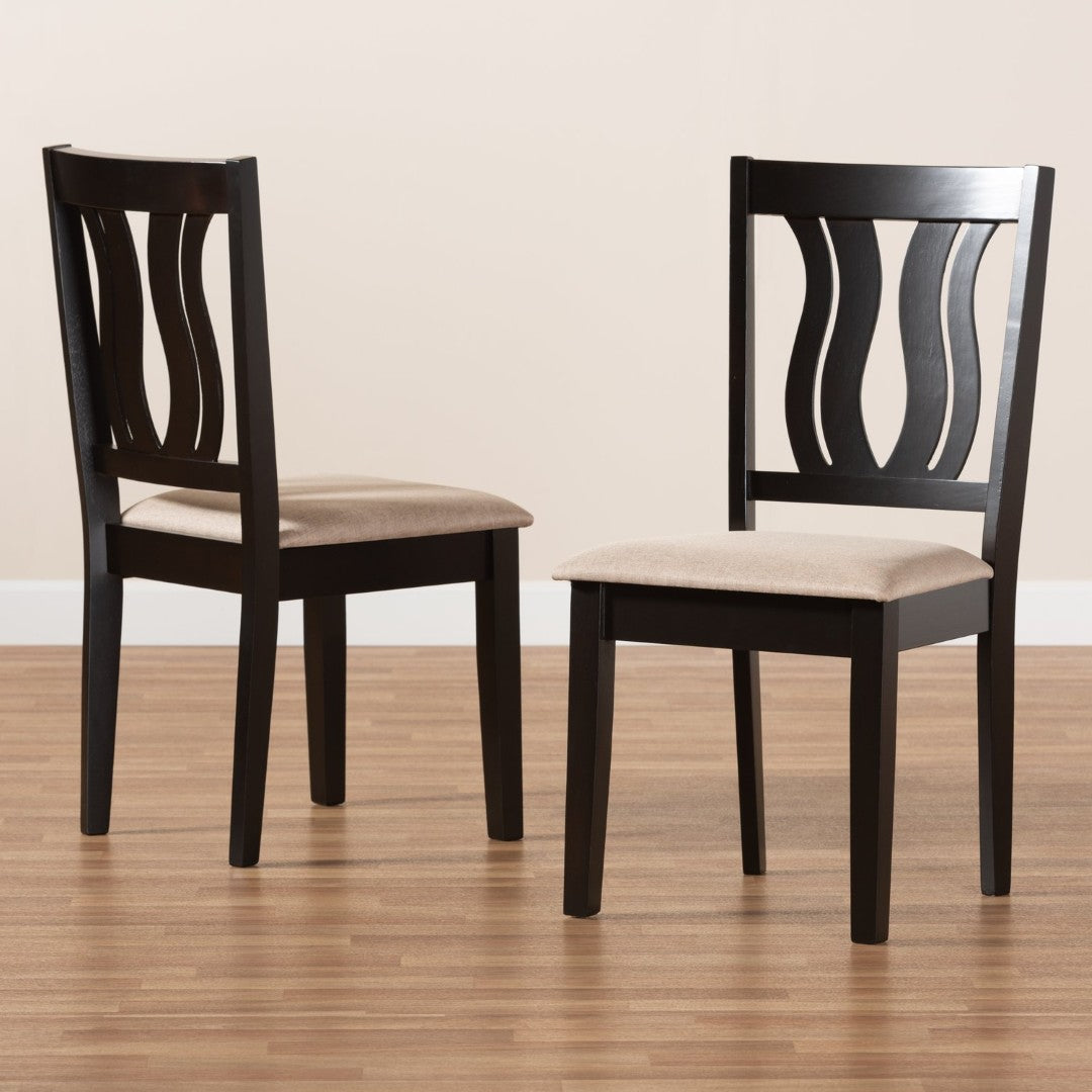 Baxton Studio Fenton Dining Chair - Thumbnail 3