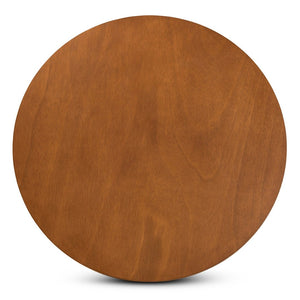 Baxton Studio Baxton Elodia 5-Piece Dining Set - Modern Walnut Brown Table & Scoop-Seat Chairs for Cozy Spaces Elodia-Walnut-5PC Dining Set