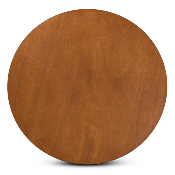 Baxton Studio Baxton Elodia 5-Piece Dining Set - Modern Walnut Brown Table & Scoop-Seat Chairs for Cozy Spaces Elodia-Walnut-5PC Dining Set