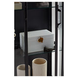 Hosta Cabinet Black 11383 Cyan Design