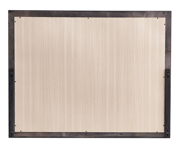 English Elm Liverpool Black Wood Framed Mirror 46"x36" Low Distortion Glass | Sleek MDF Frame for Bedroom Entryway Decor B078P285763
