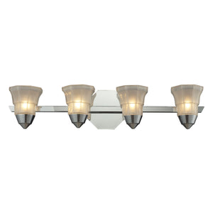 Deco 31'' High 4-Light Vanity Light - Polished Chrome 11393/4 Elk Lighting