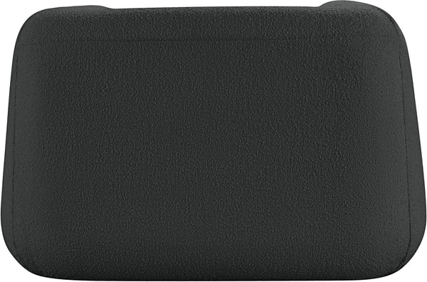 Abbington Black Boucle Fabric Chair 113Black-C Meridian Furniture