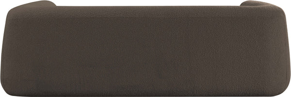 Abbington Brown Boucle Fabric Sofa 113Brown-S Meridian Furniture