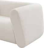 Abbington Cream Boucle Fabric Chair 113Cream-C Meridian Furniture