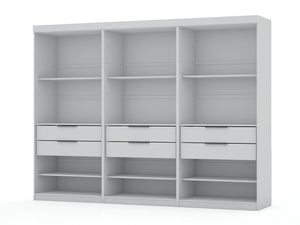 Manhattan Comfort Mulberry Contemporary - Modern Wardrobe/ Armoire/ Closet White 113GMC1