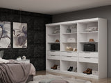 Manhattan Comfort Mulberry Contemporary - Modern Wardrobe/ Armoire/ Closet White 113GMC1