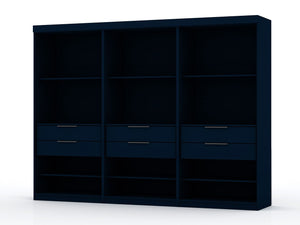 Manhattan Comfort Mulberry Contemporary - Modern Wardrobe/ Armoire/ Closet Tatiana Midnight Blue 113GMC4