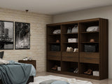 Manhattan Comfort Mulberry Contemporary - Modern Wardrobe/ Armoire/ Closet Brown 113GMC5
