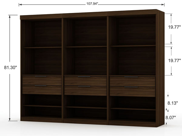 Manhattan Comfort Mulberry Contemporary - Modern Wardrobe/ Armoire/ Closet Brown 113GMC5
