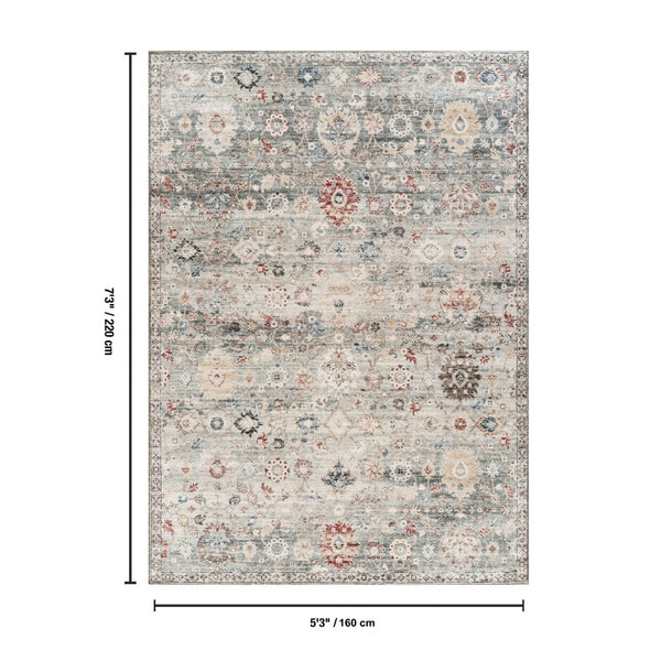 English Elm Majestic Traditional Polyester Area Rug Stain Resistant Deep Green Living Room Floor B186P428852