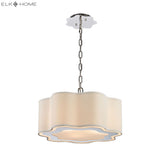 Villoy 18'' Wide 3-Light Chandelier - Polished Nickel 1140-018 Elk Home