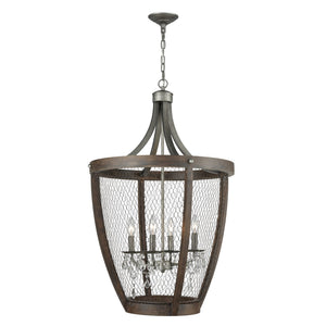 Renaissance Invention 23'' Wide 4-Light Chandelier - Weathered Zinc 1140-034 Elk Home