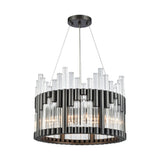 Throttle 21'' Wide 6-Light Chandelier - Dark Graphite 1140-066 Elk Home