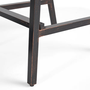 English Elm Christopher Knight Home® - WATERBURY Irene Outdoor 28" Aluminum Barstool Set of 2 – Copper Cast Aluminum, Weather-Resistant Elegance 65143.00