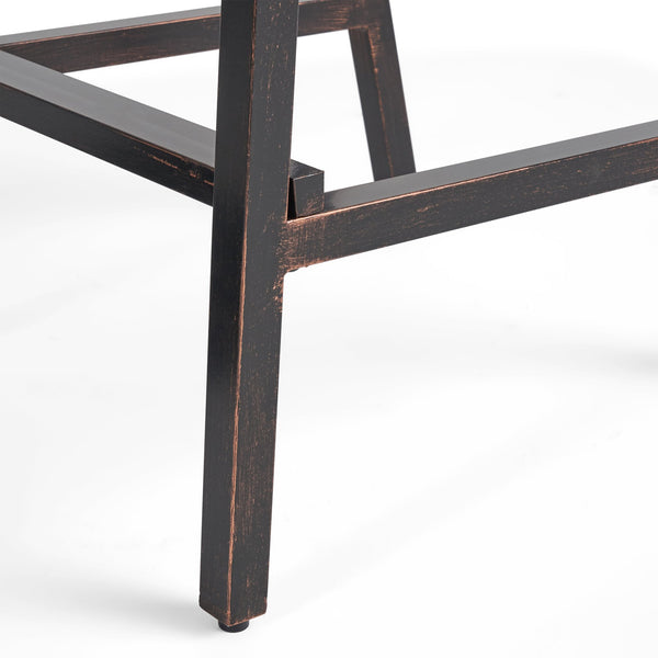 English Elm Christopher Knight Home® - WATERBURY Irene Outdoor 28" Aluminum Barstool Set of 2 – Copper Cast Aluminum, Weather-Resistant Elegance 65143.00