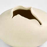 Tambora Vase Off White Glaze 11402 Cyan Design