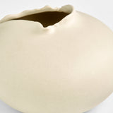 Tambora Vase Off White Glaze 11402 Cyan Design