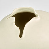 Tambora Vase Off White Glaze 11403 Cyan Design