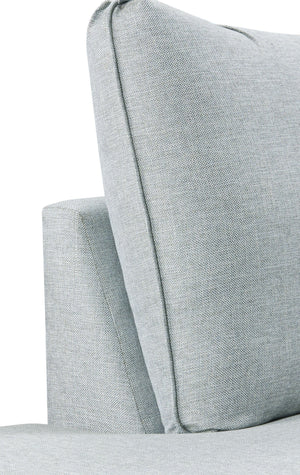 Fusion Grande Mist Sofa - Elegant Grey Design With Stain-resistant Fabric & Reversible Cushions, Versatile! Grey Ws,100% Polypropylene 1140 Grande Mist Sofa