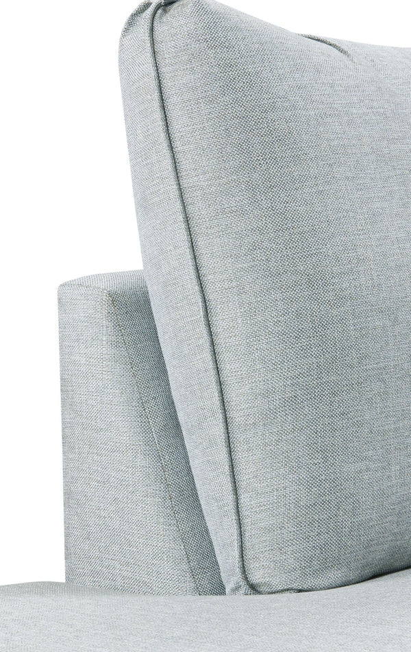 Fusion Grande Mist Sofa - Elegant Grey Design With Stain-resistant Fabric & Reversible Cushions, Versatile! Grey Ws,100% Polypropylene 1140 Grande Mist Sofa