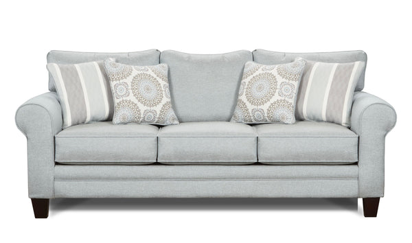Fusion Grande Mist Sofa - Elegant Grey Design With Stain-resistant Fabric & Reversible Cushions, Versatile! Grey Ws,100% Polypropylene 1140 Grande Mist Sofa