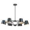 Webre 34'' Wide 6-Light Chandelier - Gold Leaf 1141-018 Elk Home