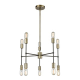 Up Down Century 24'' Wide 10-Light Chandelier