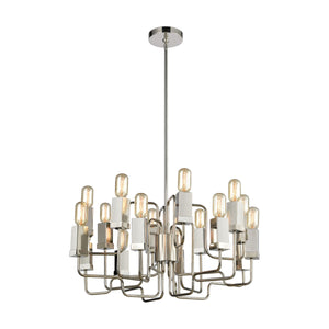 Symposium 26.5'' Wide 16-Light Chandelier - Polished Nickel 1141-065 Elk Home