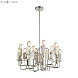 Symposium 26.5'' Wide 16-Light Chandelier - Polished Nickel 1141-065 Elk Home