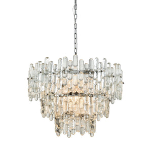 Icy Reception 27'' Wide 9-Light Chandelier - Chrome 1141-086 Elk Home