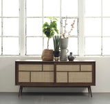 IDEAZ Modern Sideboard Smoked Oak 1141UFD