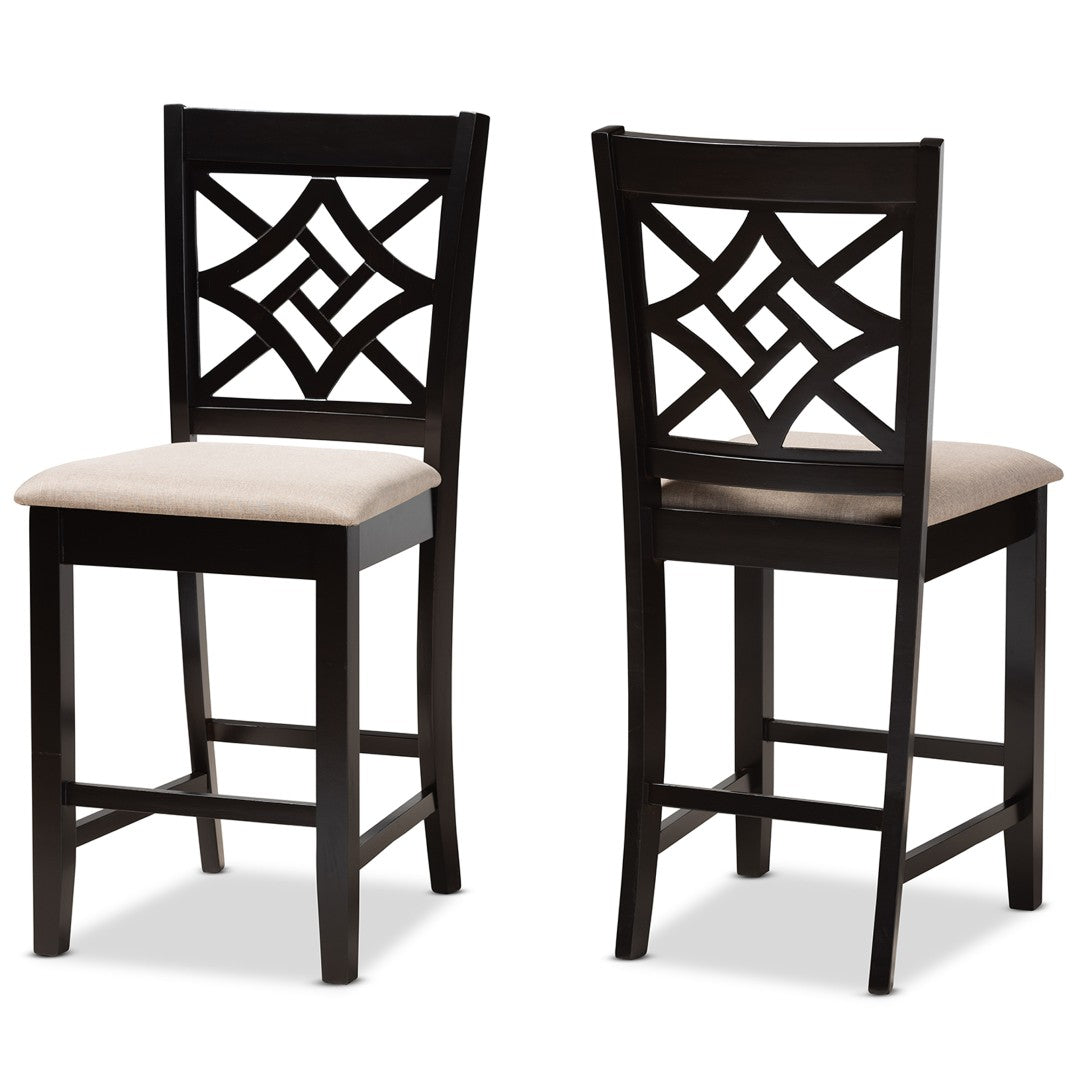 Baxton Studio Nicolette Counter Stool - Thumbnail 5