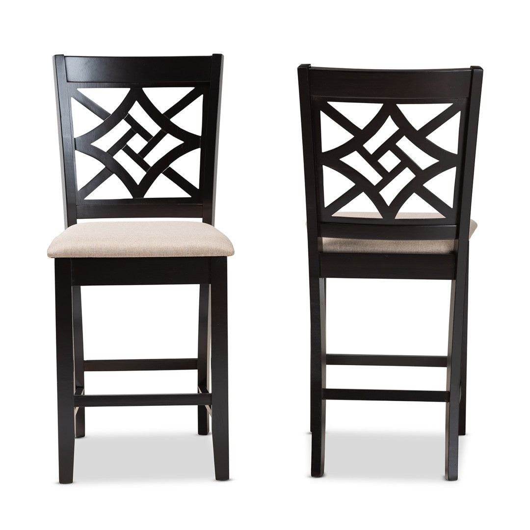 Baxton Studio Nicolette Counter Stool - Thumbnail 5