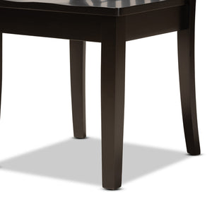 Baxton Studio Baxton Studio Zala Modern 5-Piece Dining Set in Dark Brown - Stylish, Ergonomic & Space-Saving Design Zala-Dark Brown-5PC Dining Set