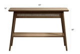 IDEAZ Modern Console Table Smoked Oak 1144UFA