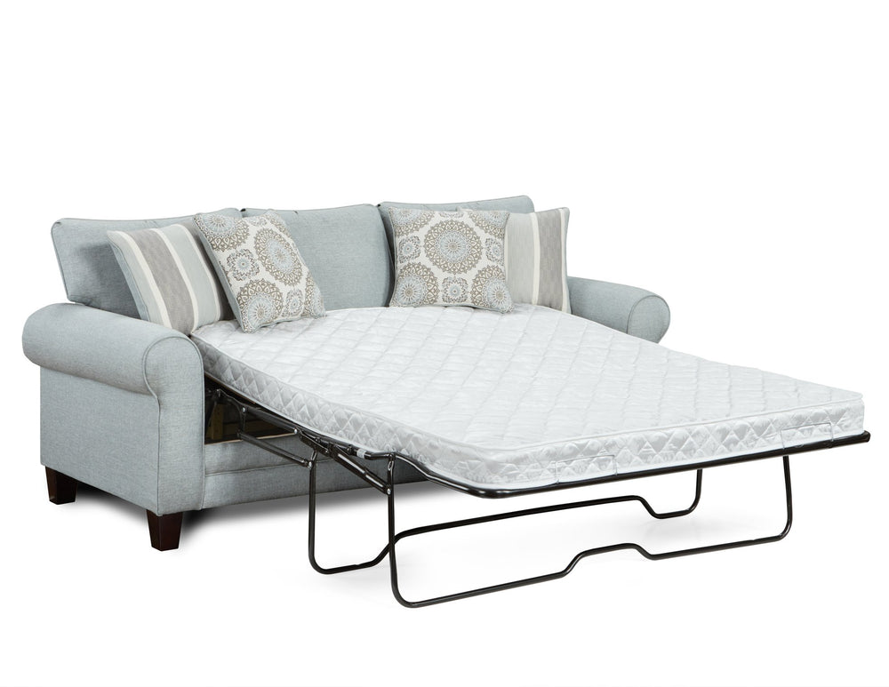 Fusion Grande Mist Versatile Sleep Sofa In Grey With Reversible Cushions & Decorative Pillows For Style Grey Ws,100% Polypropylene 1144 Grande Mist Sleeper