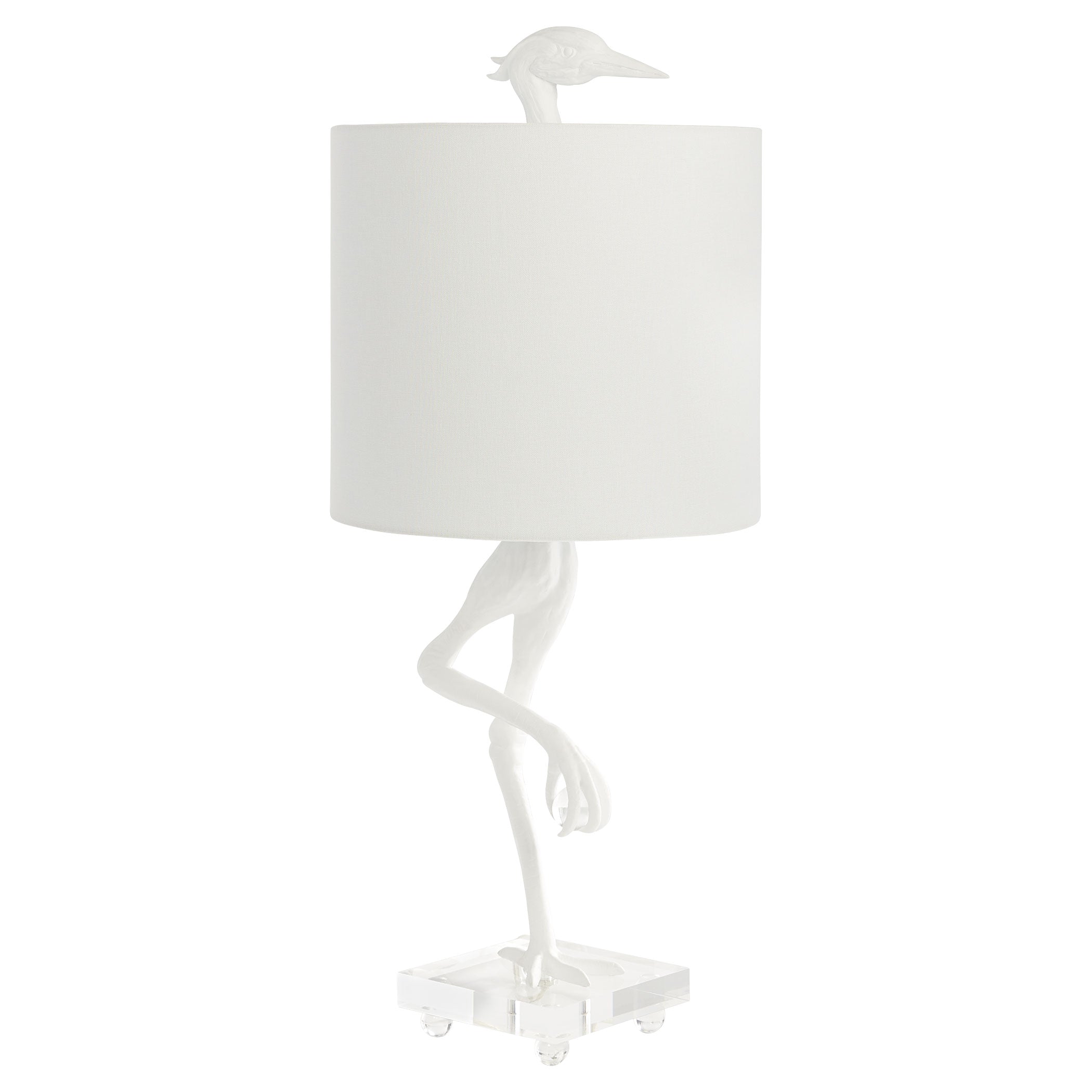 Ibis Elegant White Floor Lamp