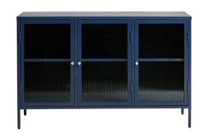 IDEAZ 1147UFDBlue Steel Sideboard Blue & Golden 1147UFD